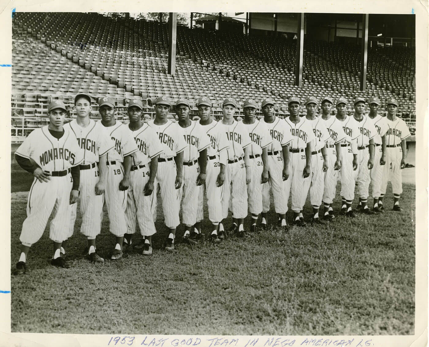 1953 KC Monarchs team photo