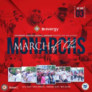 A graphic design with information highlighting the NLBM event for "4th Annual March of the Monarch"