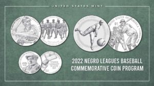 A graphic of the 2022 NLB Commemorative Coin Program